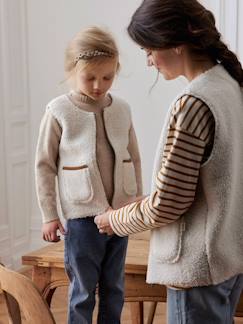 -Gilet sans manches réversible enfant capsule famille