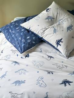 Parure housse de couette enfant et taie d'oreiller HELLO DINOS  - vertbaudet enfant