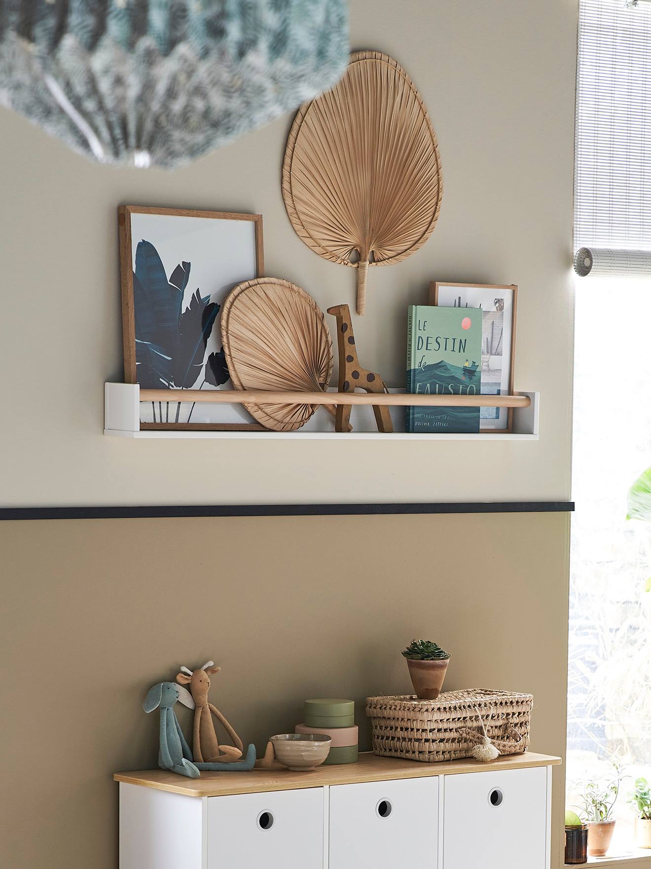 Etagère large LIGNE CONFETTI blanc