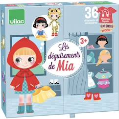 Jouet-Loisirs créatifs - VILAC - Les déguisements de Mia - Coffret créatif avec poupée à habiller