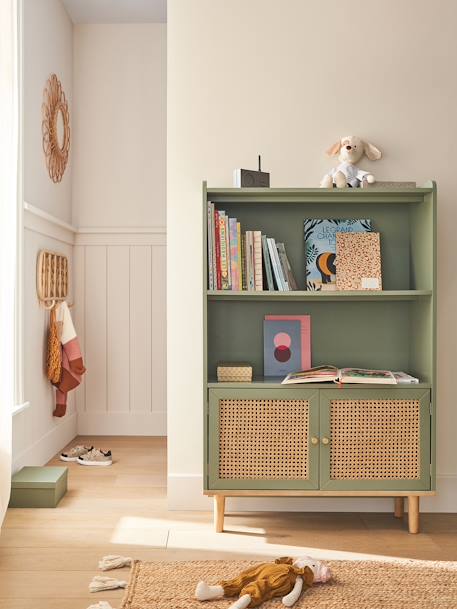 Vertbaudet - Bibliothèque cannage POÉSIE vert