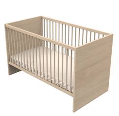 Chambre et rangement-Lit évolutif - Little Big Bed - 70x140 cm - Bois - Style épuré - Transformable en lit junior