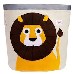 Chambre et rangement-Rangement-Sac à jouets Lion 3 Sprouts Jaune