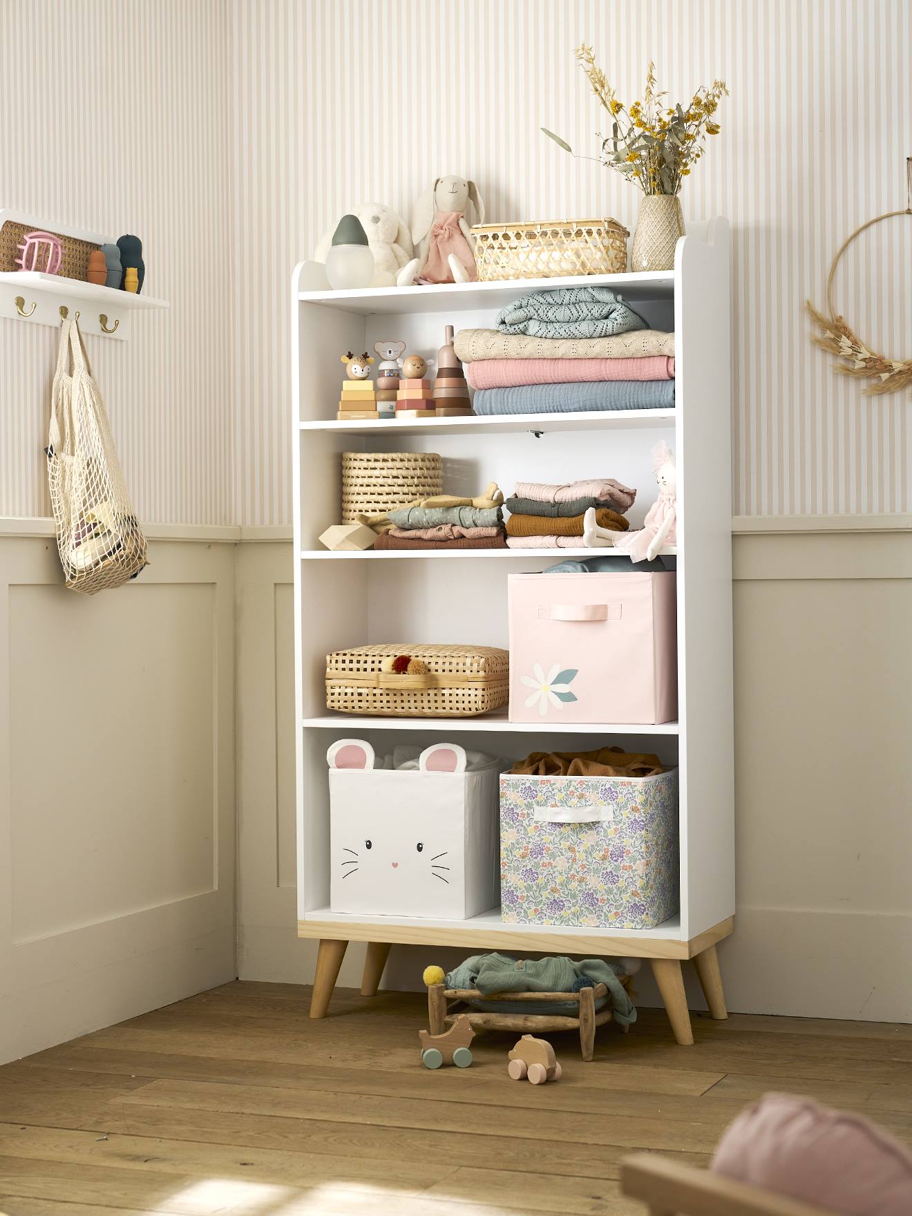 Bibliothèque ROMANCE blanc