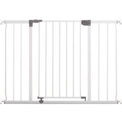 Puériculture-DREAMBABY Barrière de sécurité Extra large LIBERTY - Par pression - L 99/105,5 x H 75 cm - Blanche