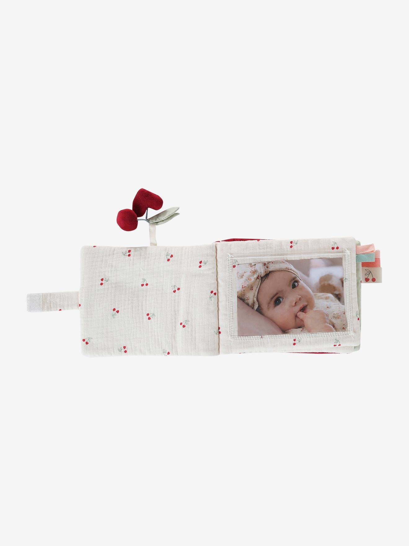 Livre photos bébé personnalisable CHERRY rouge (Vertbaudet) - Image 1
