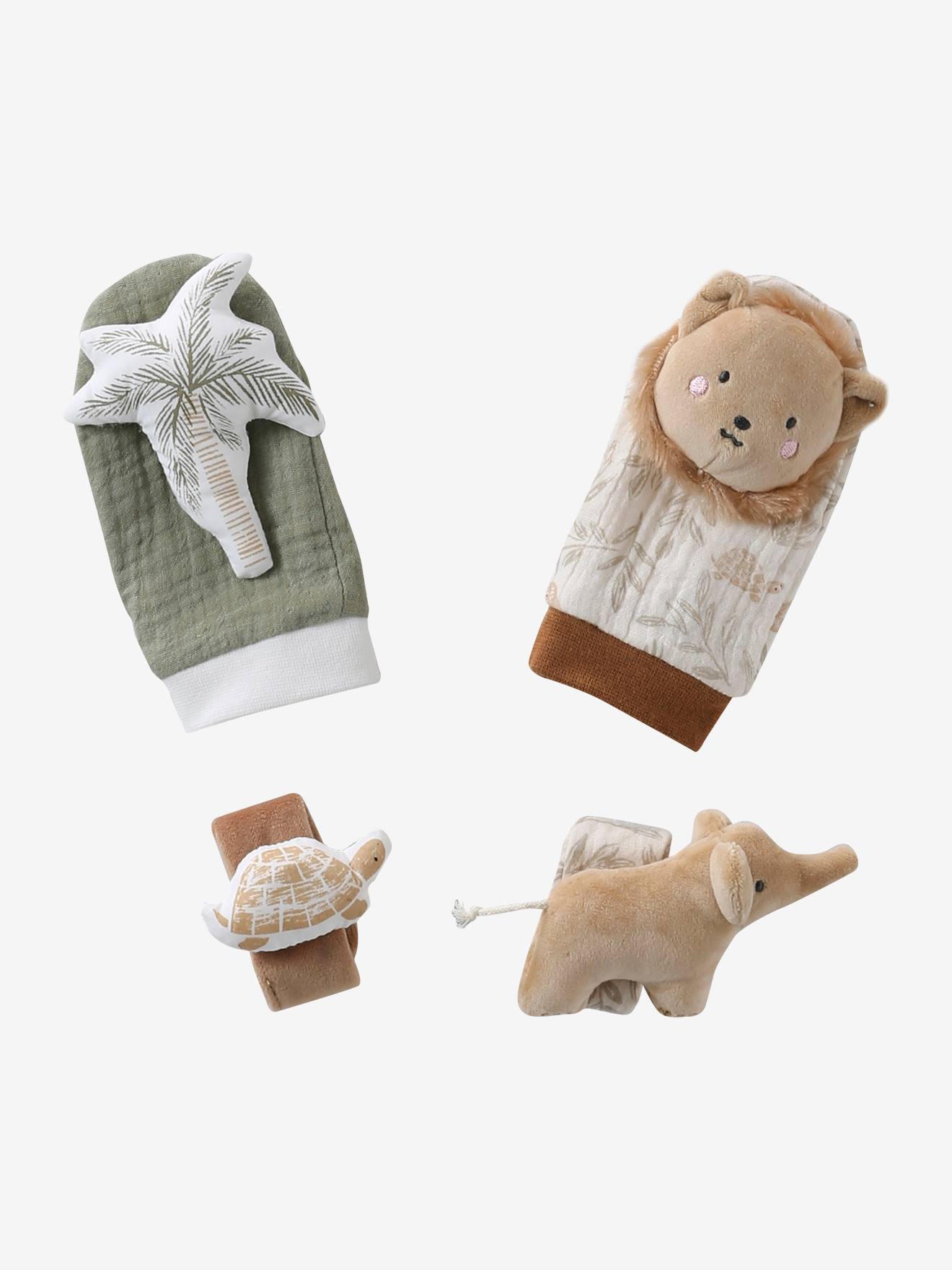 Hochets mains et pieds BABYLON beige (Vertbaudet) - Image 2