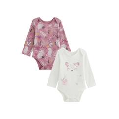 Bébé-Body-Lot de 2 bodies bébé manches longues Louisa