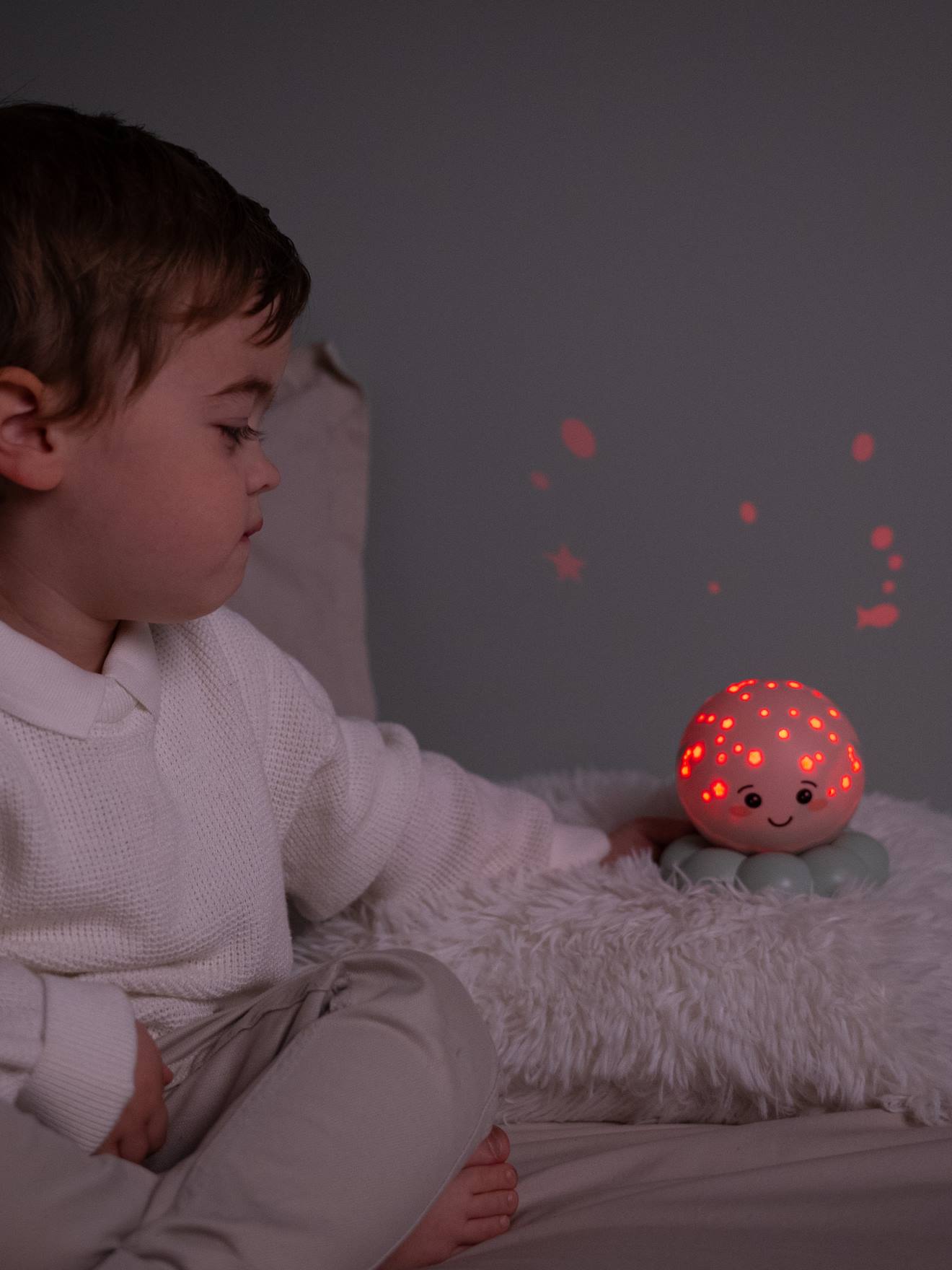 Veilleuse nomade pieuvre - Twinkles To Go Octo CLOUD B vert