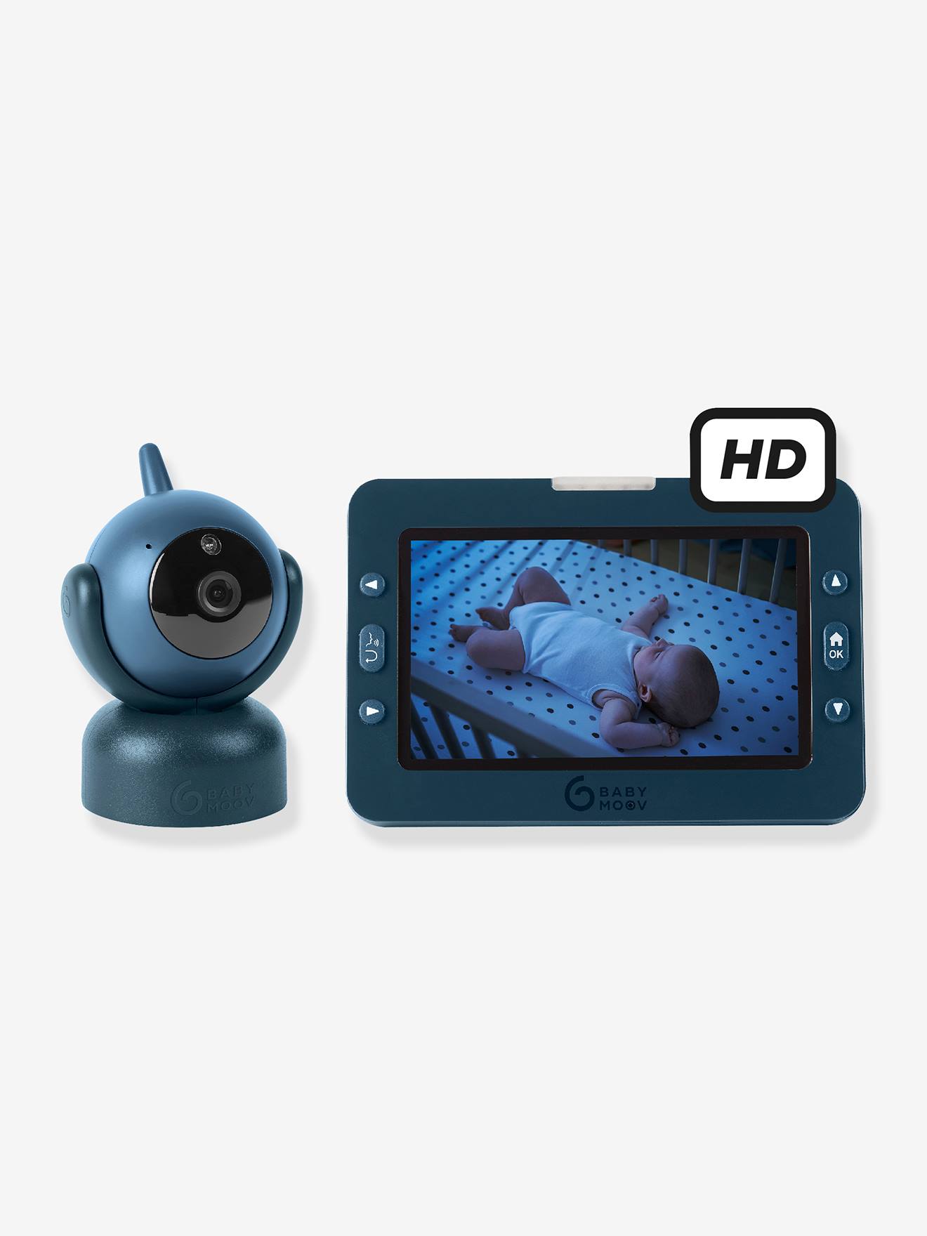 Babyphone video Yoo Master + HD - BABYMOOV bleu