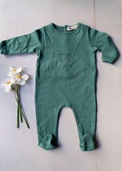 -Pyjama bébé - RISU.RISU - Pepito - Vert - Éco-responsable - Jersey biologique