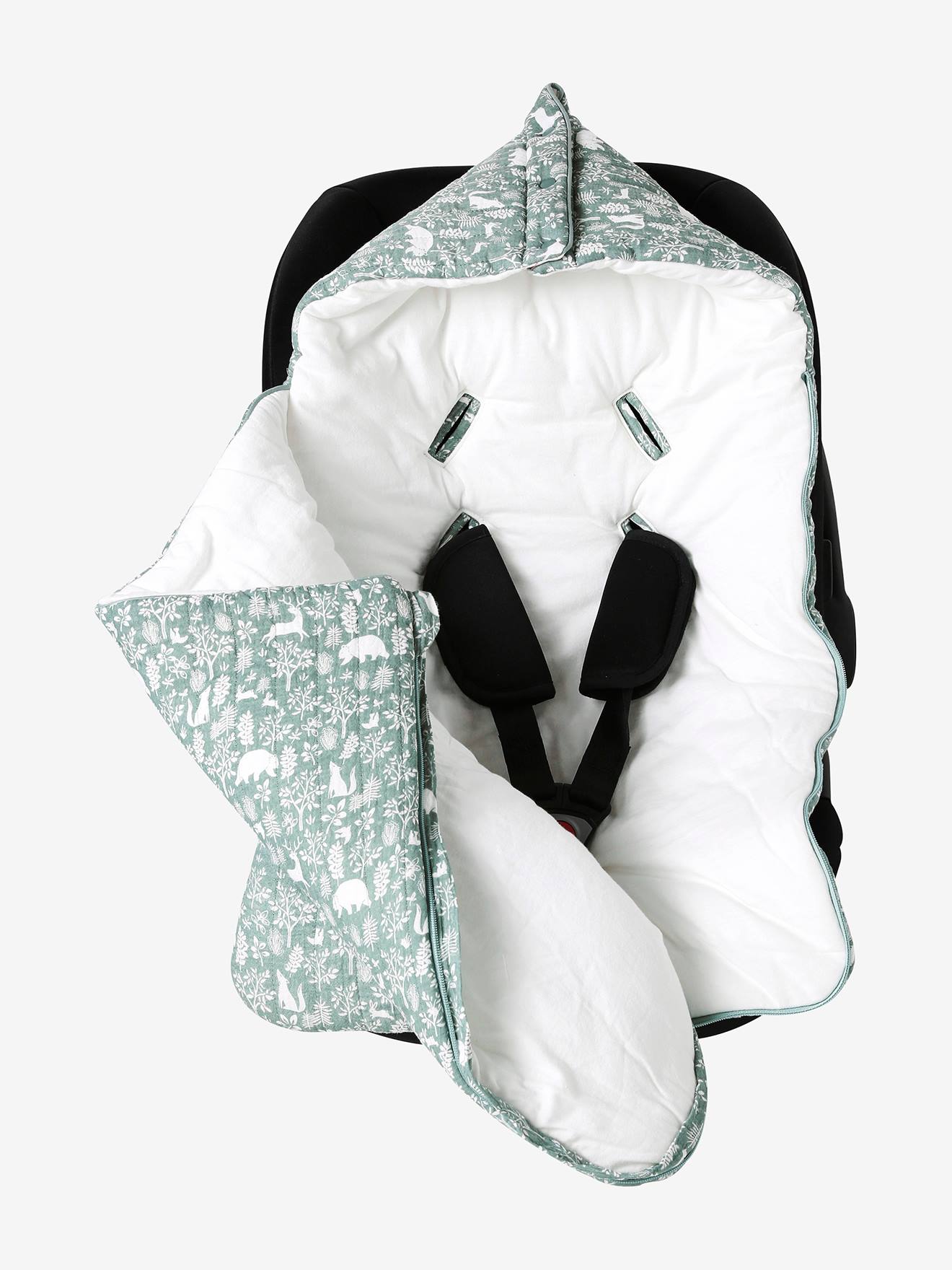 Nid d'ange enveloppant en coton dans les bois (Vertbaudet) - Image 2