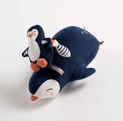 Jouet-Doudou - Baby Sailor - Peluche Pingouin Bleu Marine - 17.5x13.03x28 cm - Pour Bébé - Mixte