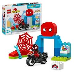 Jouet-LEGO® DUPLO® Marvel 10424 L’aventure en moto de Spin - Jouet Spidey et ses Amis