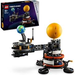 Jouet-LEGO Technic 42179 La Planète Terre et la Lune en Orbite, Jouet, Thème du Système Solaire