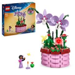 Jouet-LEGO Disney Encanto 43237 Le Pot de Fleurs d’Isabela, Mini-Poupée Personnage du Film