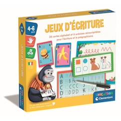 Jouet-Clementoni - Coffret Jeux d'écriture - 23 activités - Dés 4 ans