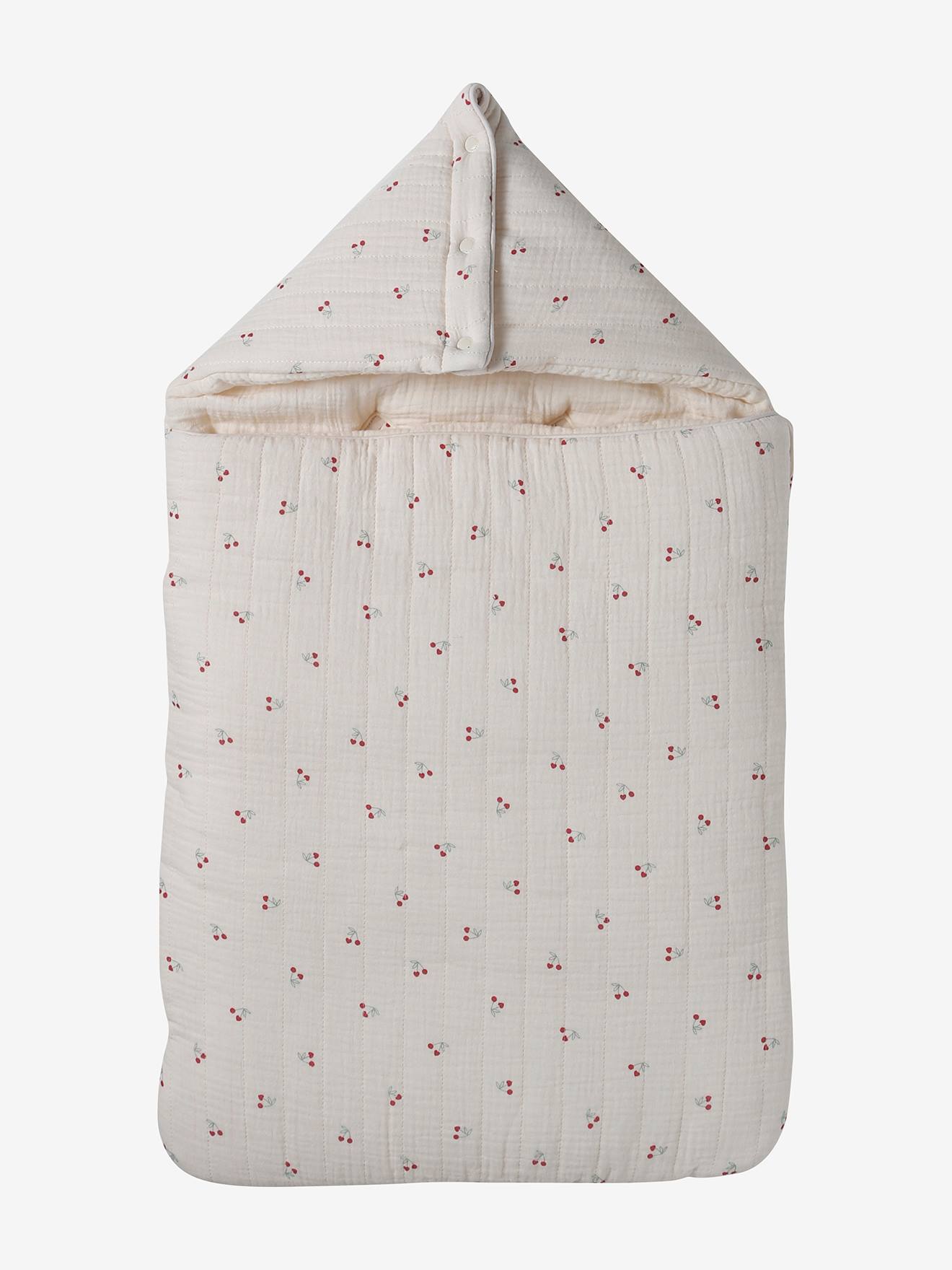 Nid d'ange en gaze de coton cherry