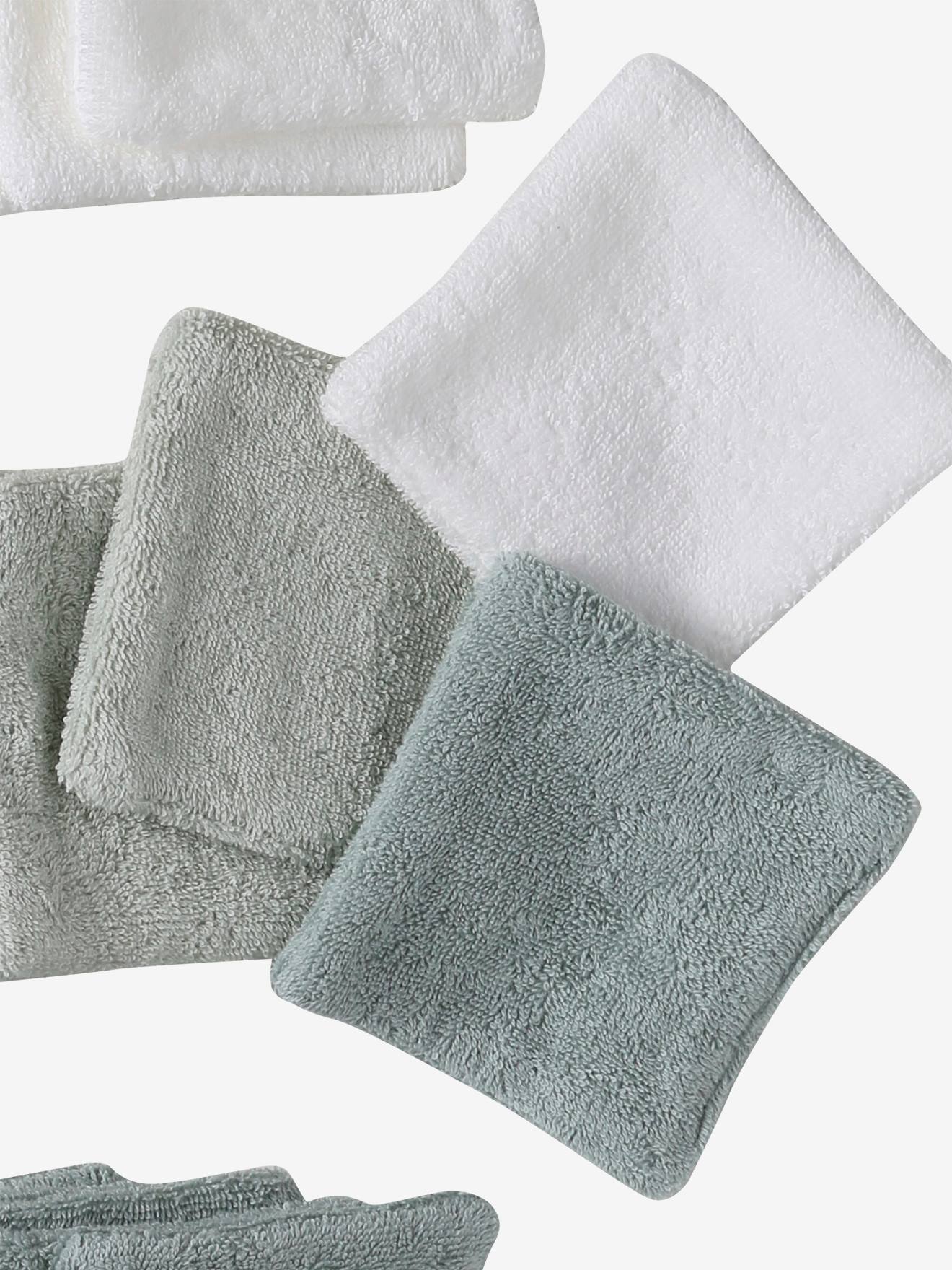Lot de 30 lingettes lavables + pochon lot vert (Vertbaudet) - Image 2