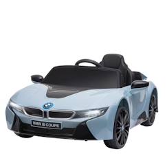 Jouet-Voiture électrique enfants 6 V - V. max. 3 Km/h effets sonores + lumineux télécommande BMW I8 coupé bleu