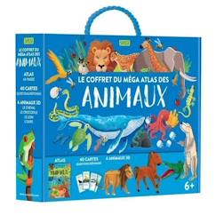 Jouet-Coffret du méga Atlas des Animaux Sassi - rouge foncé - TU