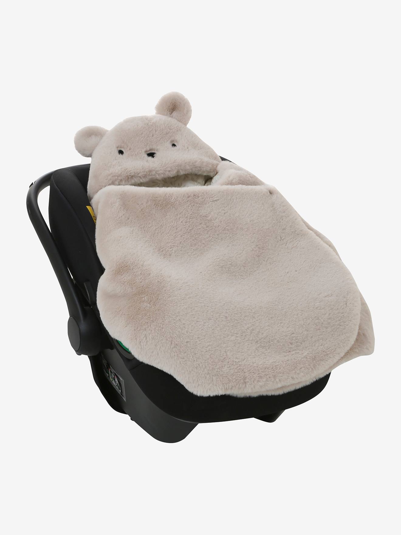 Nid d'ange transformable en tapis à langer peluche hygge (Vertbaudet) - Image 2