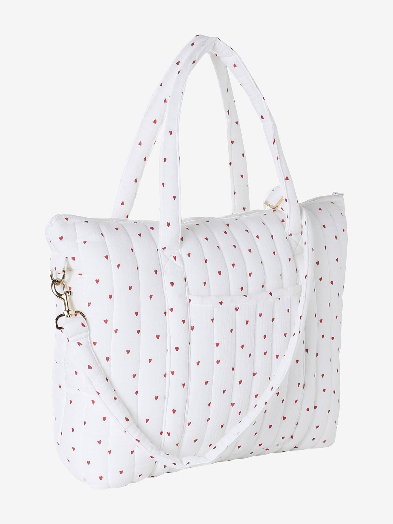 Sac à langer en gaze de coton Plume vanille (Vertbaudet) - Image 1
