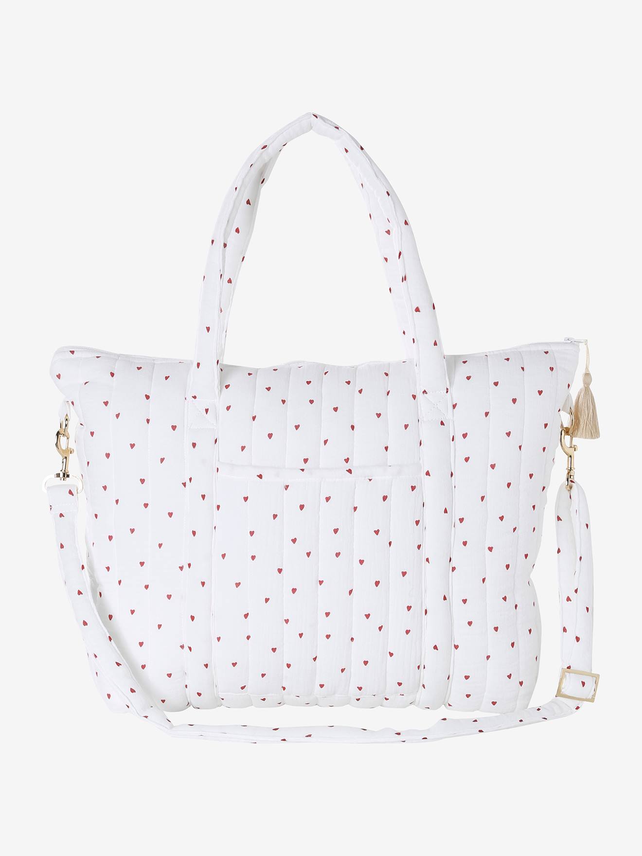 Sac à langer en gaze de coton Plume vanille