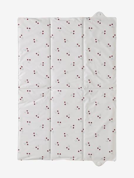 Vertbaudet - Tapis à langer de voyage LOVELY NATURE cherry