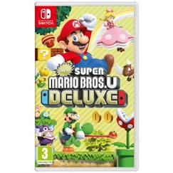 Jouet-Jeux vidéos et jeux d'arcade-New Super Mario Bros. U Deluxe • Jeu Nintendo Switch