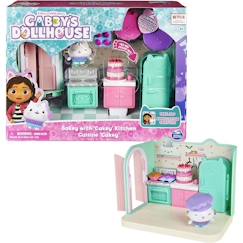 Jouet-Gabby et la Maison Magique - Playset Deluxe La Cuisine de Petit Chou - 1 figurine + accessoires