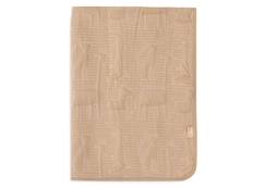 -Couverture Berceau 75x100cm Jungle Jambo - Biscuit/Oatmeal