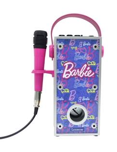 Jouet-Puissante enceinte Bluetooth® lumineuse Barbie avec micro