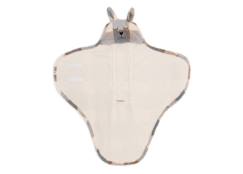 Puériculture-Couverture Portefeuille Bunny Check - Boucle