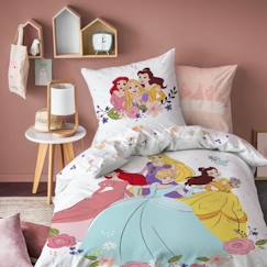 -Parure de lit enfant - DISNEY HOME - PRINCESSE BAL - 100% coton - 140x200cm