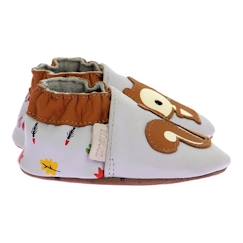 -Chaussons - ROBEEZ - Squicky - Cuir tannage végétal - Confort optimal - Pour bébé garçon