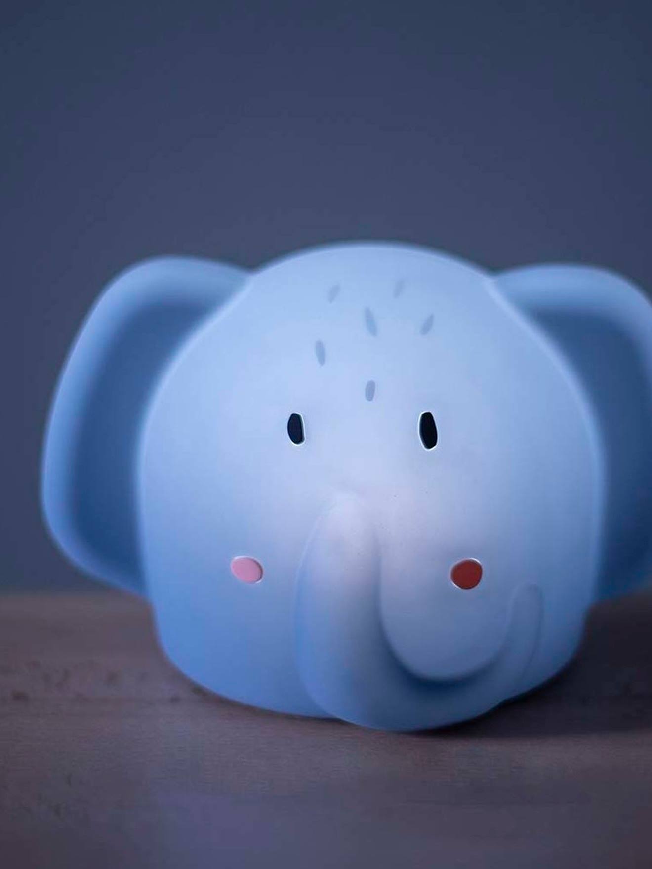 Veilleuse - Mrs. Elephant bleu