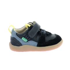 Chaussures-Chaussures fille 23-38-Baskets, tennis-KICKERS Baskets basses Kickfreshi marine