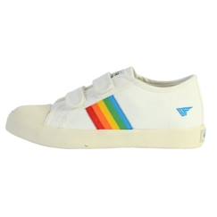 -Basket Enfant - GOLA - Coaster Rainbow Velcro - Off white multi - Scratch - Mixte