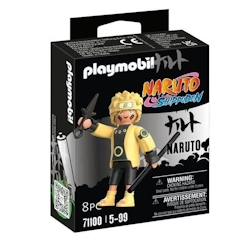 Jouet-PLAYMOBIL 71100 Naruto Rikudou Sennin Mode, Naruto Shippuden, Figurine de Collection avec Accessoires, Dès 5 ans