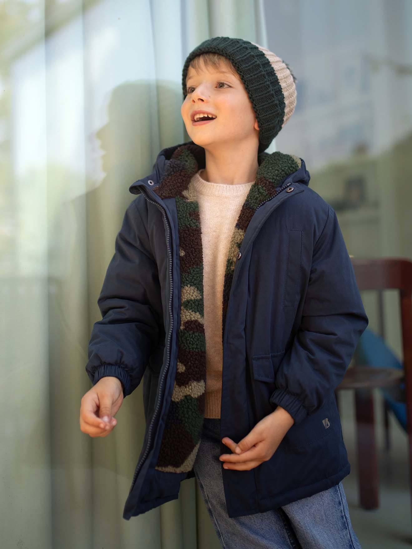 Pull Col Tunisien Vertbaudet Pour Garçon - Maille Douce 100% Coton, Taille 12 Ans