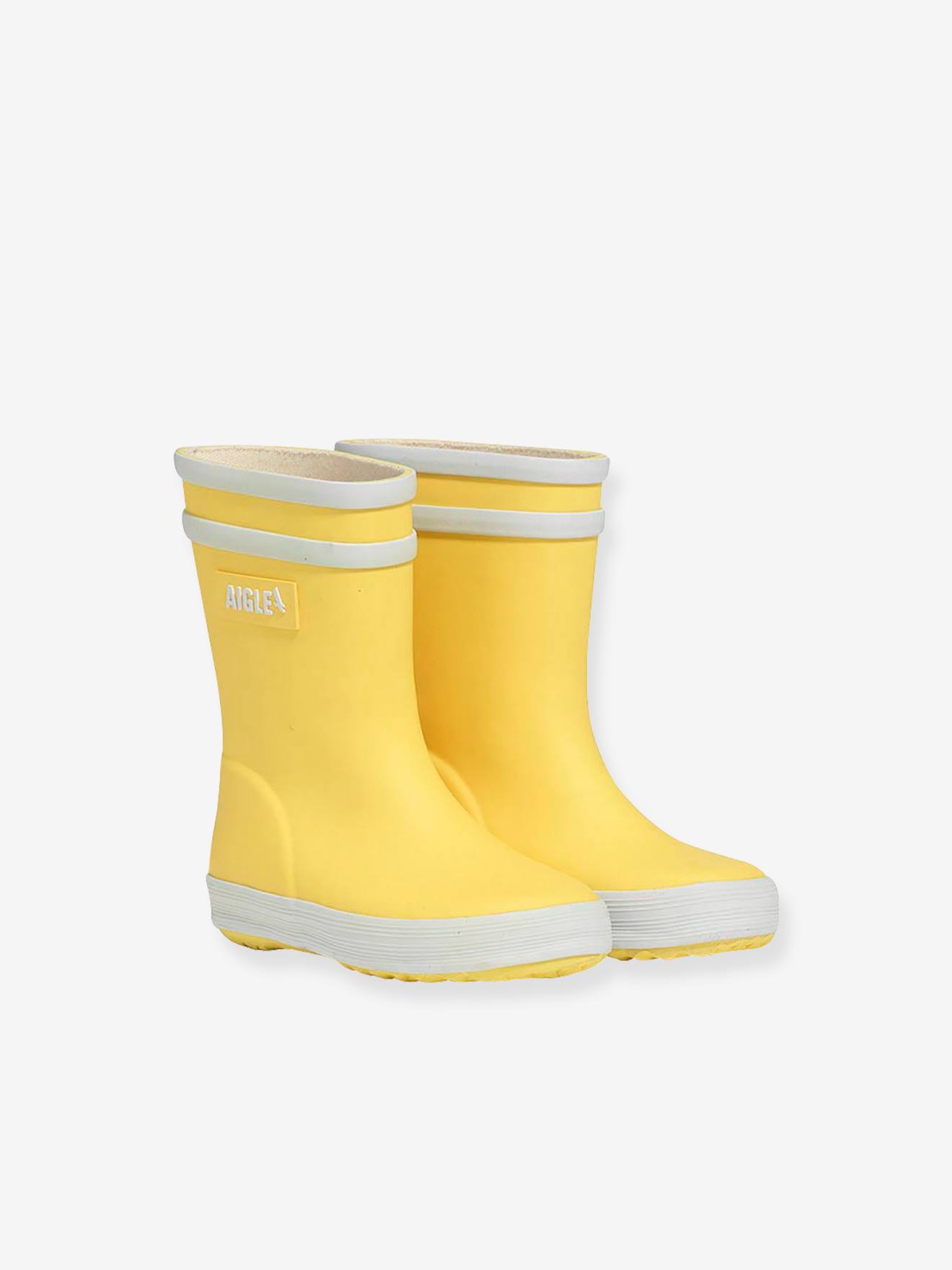Bottes de pluie bébé Baby Flac jaune