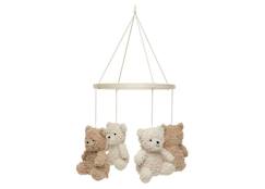 Jouet-Mobile Bébé - Jollein - Teddy Bear - Marron - 30 x 33 cm - 2 oursons