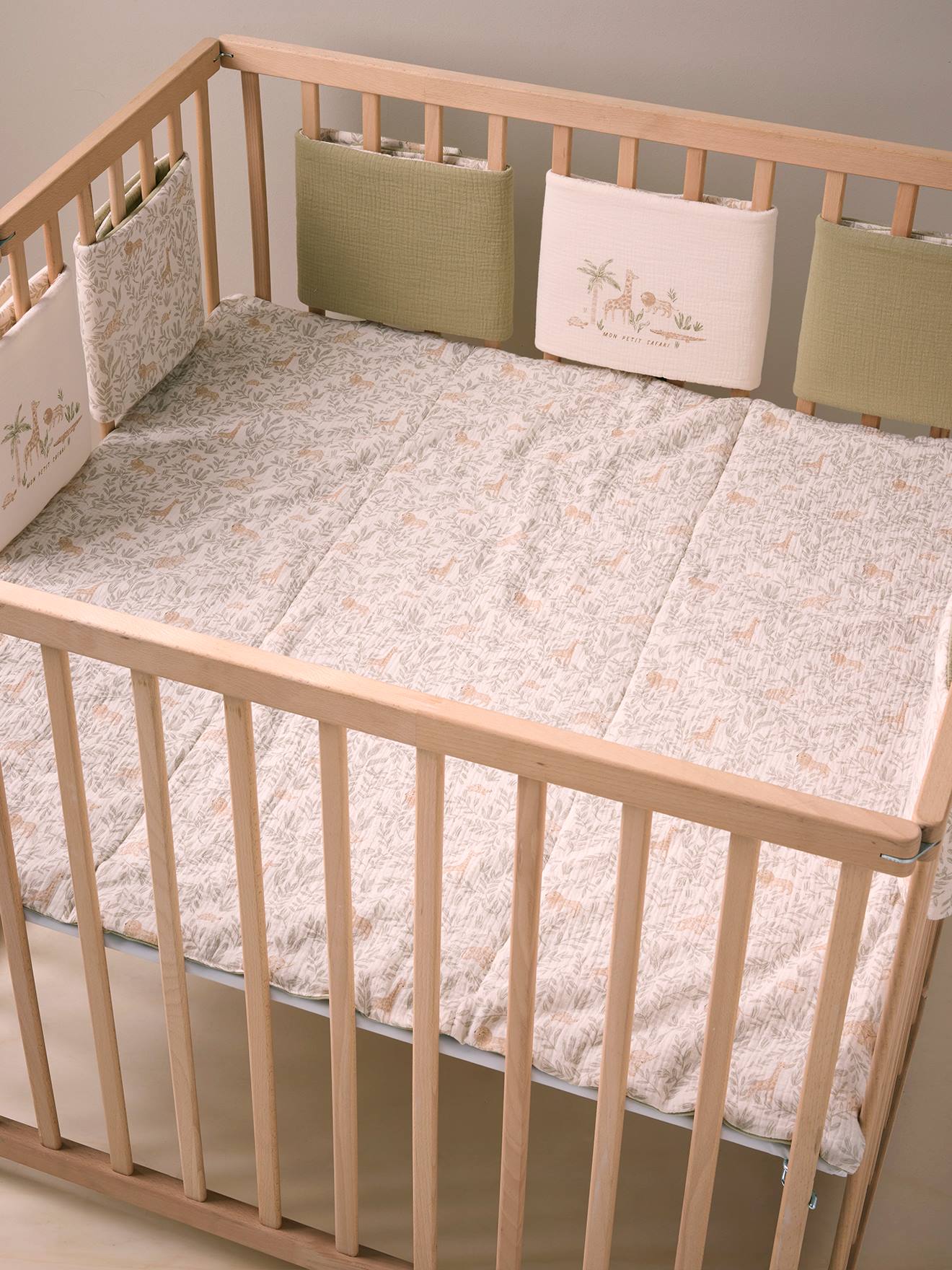 Tapis de sol / Fond de parc BABYLON beige imprimé (Vertbaudet) - Image 1
