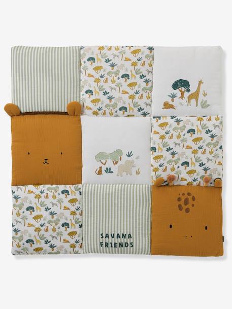 Vertbaudet - Tapis de sol / fond de parc patchwork SAVANA multicolore