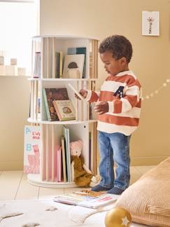 Chambre et rangement-Bibliothèque tournante 3 Étages