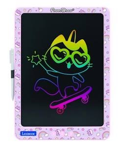 Jouet-Tablette à Dessins e-ink multicolore 35cm avec pochoirs