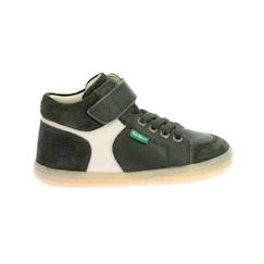 Chaussures-Chaussures garçon 23-38-KICKERS Baskets hautes Kickbaryl kaki