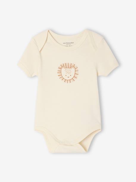 Bodies Bébé Manches Courtes Bestele - 100% Coton - Lot 3 Ou 5 Pièces