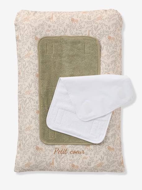 Vertbaudet - Matelas à langer + 2 tapis de change BABYLON personnalisable beige imprimé